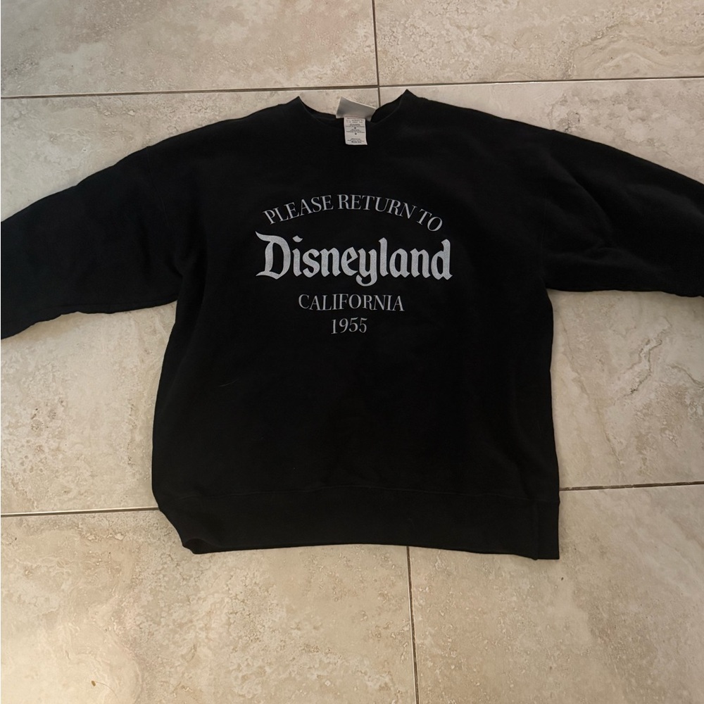 Disney print Black Vintage 80s sweater Hanes *Medium Good condition*